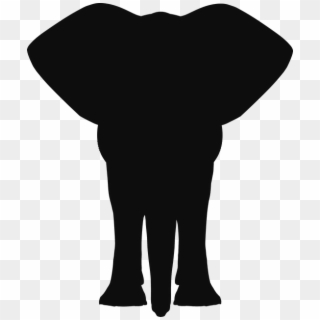 Africa, Animal, Asia, Elephant, Mammal, Pachyderm - Elephant Head Silhouette Png, Transparent Png