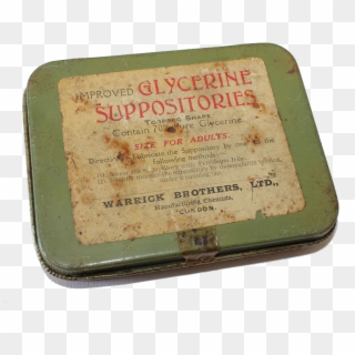Tin Suppositories Glycerine Torpedo Pharmacy - Packaging And Labeling, HD Png Download