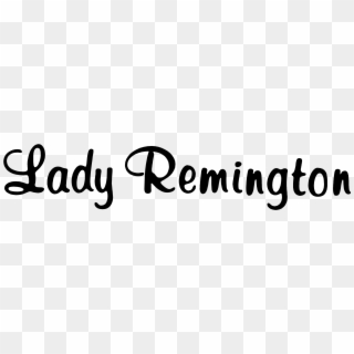 Lady Remington Logo Png Transparent - Calligraphy, Png Download