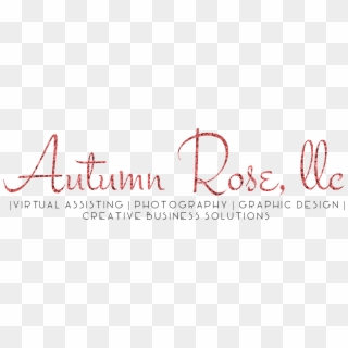 Cropped Autumn Rose Logo - Calligraphy, HD Png Download