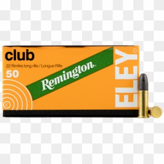 Remington Ammunition Re22cx Eley Club Xtra 22 Long - Remington, HD Png Download