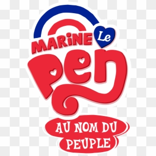 1773x2526, Mlp Logo ) - Marine Le Pen Pony, HD Png Download