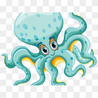 Octopus Clipart Rainbow - Under The Sea Animal Clipart, HD Png Download
