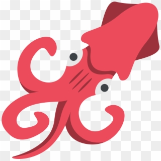 Octopus Clipart Alike - Emoji Squid, HD Png Download