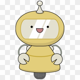 Robot In Yellow Image Png - Cartoon, Transparent Png