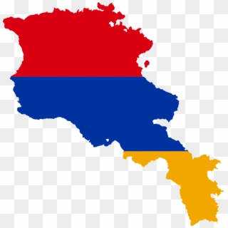 Armenian Ssr Flag Map, HD Png Download