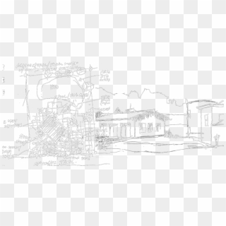 Drawing Farmhouse Poor House - Sketch, HD Png Download