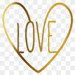 #heart #love #goldenheart #goldenlove #gold #golden - Pet An Animal, HD Png Download