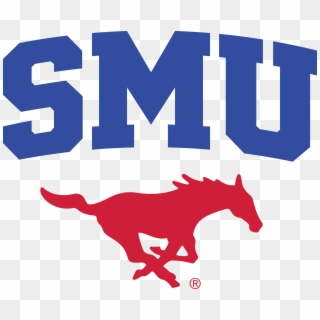 Red And Blue - Smu Mustangs Logo Png, Transparent Png