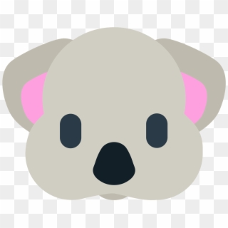 Emoji Bear Face On Mozilla , Png Download - Emoji De Koala Png, Transparent Png