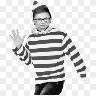 Ginsburg Challenge - Where's Waldo Costume, HD Png Download