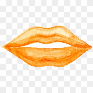 Painting Color Watercolor Cartoon Lips Transprent Png - Watercolor Painting, Transparent Png