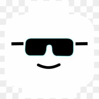 Lego Sunglasses Face, HD Png Download