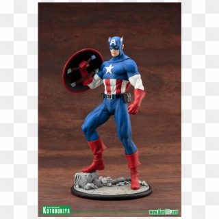 Marvel Comics Captain America Modern Mythology - Marvel Comics Captain America Modern Myth Artfx+ Statue, HD Png Download