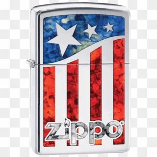 29095-000001 250 Zippo Us Flag - فندک امریکای, HD Png Download