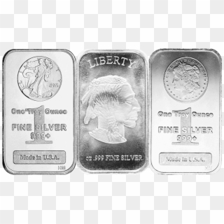 1 Oz Silver Rectangle Bars Ira-approved Rsp Eligible - Silver Rectangle Coin, HD Png Download