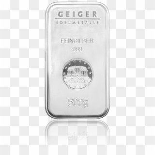 Silver Bar Security Line 500 G - Silver, HD Png Download