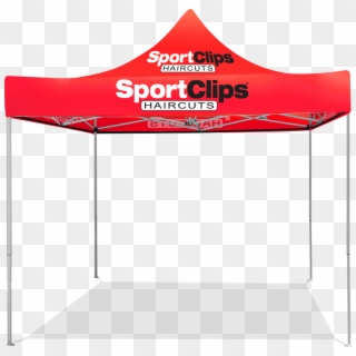 10ft X 10ft Pop Up Tent Sportclips Red - Sport Clips, HD Png Download