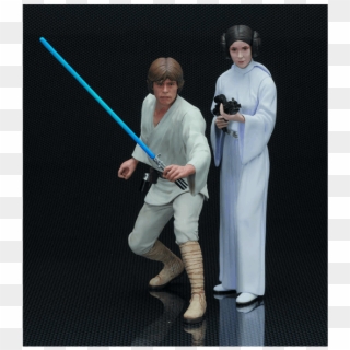 1 Of - Artfx Luke And Leia, HD Png Download