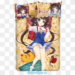 Ryuuou No Oshigoto Anime 4 Pieces Bedding Sets,bed - Cartoon, HD Png Download