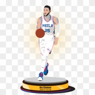 Sixers 120 Pacers - Ben Simmons Rookie Of The Year, HD Png Download