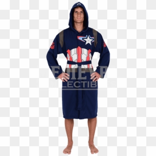Avengers 2 Captain America Jersey Robe - Cosplay, HD Png Download