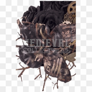 Steampunk Butterfly Headdress - Weevil, HD Png Download