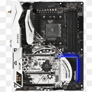 Can A Dusty Pc Cause Motherboard Spark On Startup - Asrock Taichi X370 Motherboard, HD Png Download