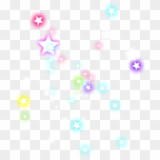 Ftestickers Clipart Stars Glowing Luminous Colorful - Circle, HD Png Download