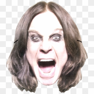 Ozzy Face Scream Promo Mask - Ozzy Osbourne Life Won T, HD Png Download