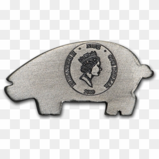 2019 Niue Silver $1 Dollar Lucky Clover Piggy - Emblem, HD Png Download
