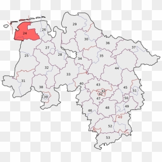 Gifhorn Peine - Niedersachsen Wahlkreise 1998, HD Png Download