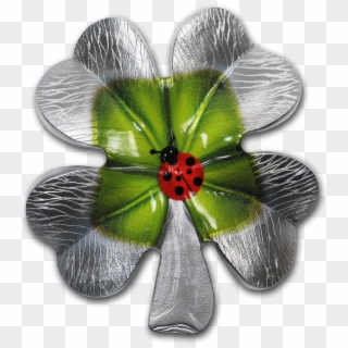 2018 Republic Of Cameroon Silver Clover Four Leaf Shape - Artificial Flower, HD Png Download