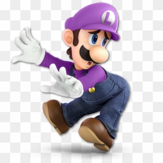 Ultimatei Recolored Luigi's Smash 5 Render To Purple - Super Smash Bros Ultimate Luigi, HD Png Download
