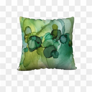 Dotscape Emerald Throw Pillow Julie Pelaez Studios - Cushion, HD Png Download