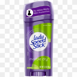 Lady Speed Stick Antiperspirant Deodorant, Invisible, - Lady Speed Stick, HD Png Download