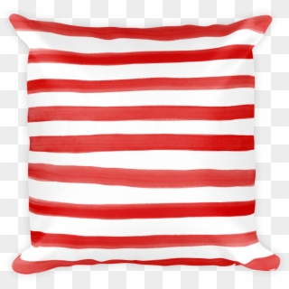 Watercolor Stripe Throw Pillow Cover - Cushion, HD Png Download