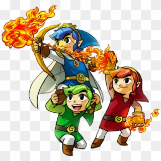 Render » The Legend Of Zelda - Zelda Triforce Heroes Link, HD Png Download