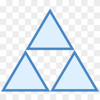 Triforce Outline - Triforce Icon, HD Png Download