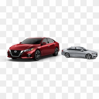Hubler Nissan 2019 Nissan Altima Vs Accord - Nissan Altima Red, HD Png Download