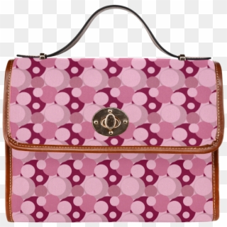 Pink Bubble Pop Waterproof Canvas Bag/all Over Print - Garment Bag, HD Png Download