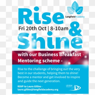 Rise & Shine Mentoring Breakfast, Friday 20th October, HD Png Download