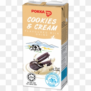 Cookies And Cream Milk Drink - Pokka Cookies And Cream Milk, HD Png Download