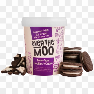 Over The Moo Styled Tubs- Cookies N Cream - Sandwich Cookies, HD Png Download