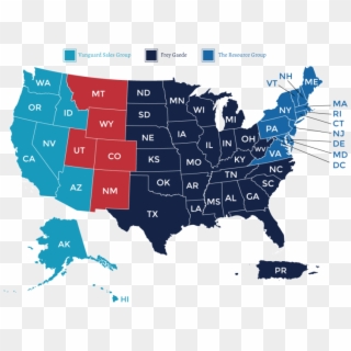 Gss Map Final - Us Political Map 2018, HD Png Download