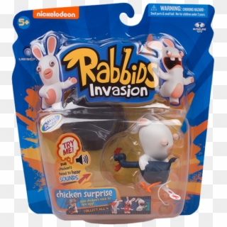 Rabbids Invasion Sounds And Action 3” Action Figure - Rabbids Invasion, HD Png Download