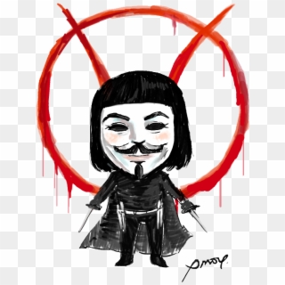 V For Vendetta Transparent Png - V Pour Vendetta Png, Png Download