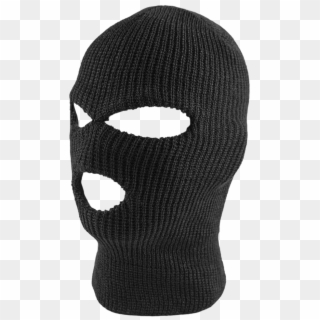 Black Balaclava Png Hd Quality - Thermal Winter Face Mask, Transparent Png