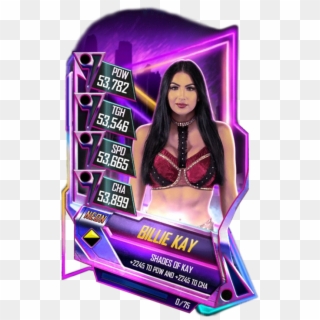 Billiekay S5 23 Neon - Wwe Supercard S5 Cards, HD Png Download