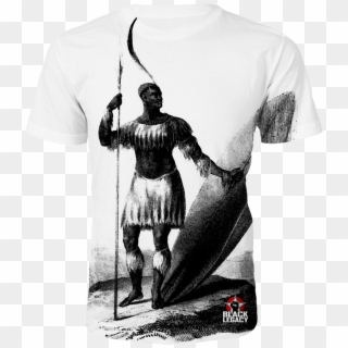 Shaka Zulu Black Warlord T-shirt Zulu, Denzel Washington, - Shaka Zulu, HD Png Download